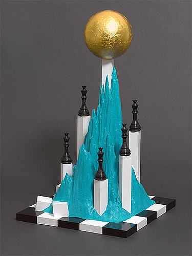 Kurt Lochte Skulptur - Fragile World Battle for Power