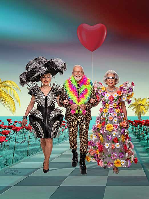 Wandbild: Digital Art - GAGA 3 2026 - Kurt Lochte, signiert - Limitierung: 30